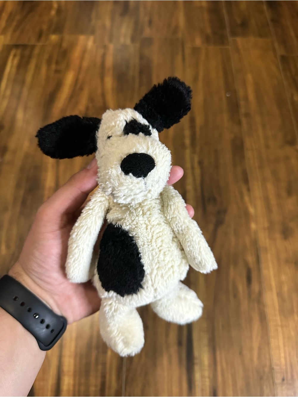 Jellycat Bashful Puppy Cream and Black